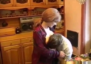 Young man and his crazy perverted mummy